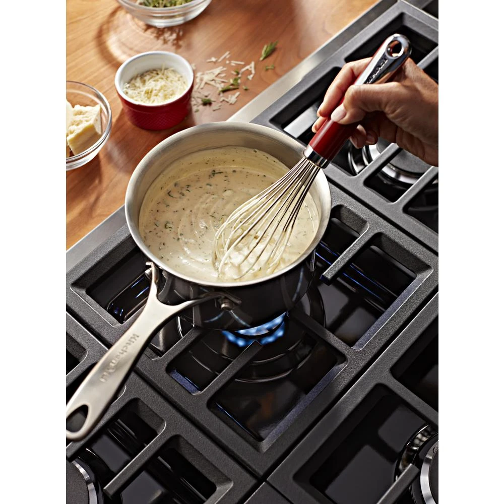 48'' Smart Commercial-Style Dual Fuel Range with Griddle KFDC558JSS