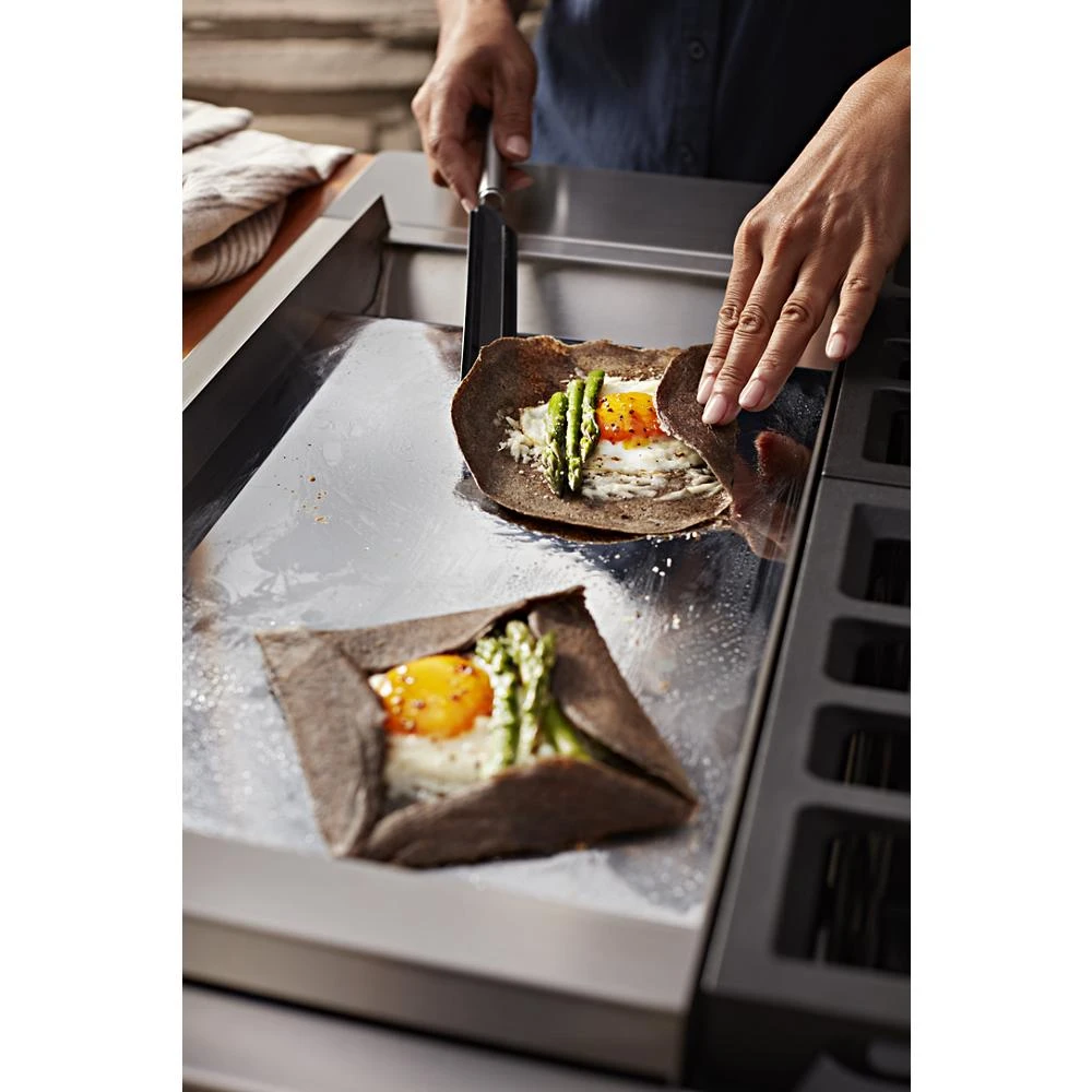48'' Smart Commercial-Style Dual Fuel Range with Griddle KFDC558JSS