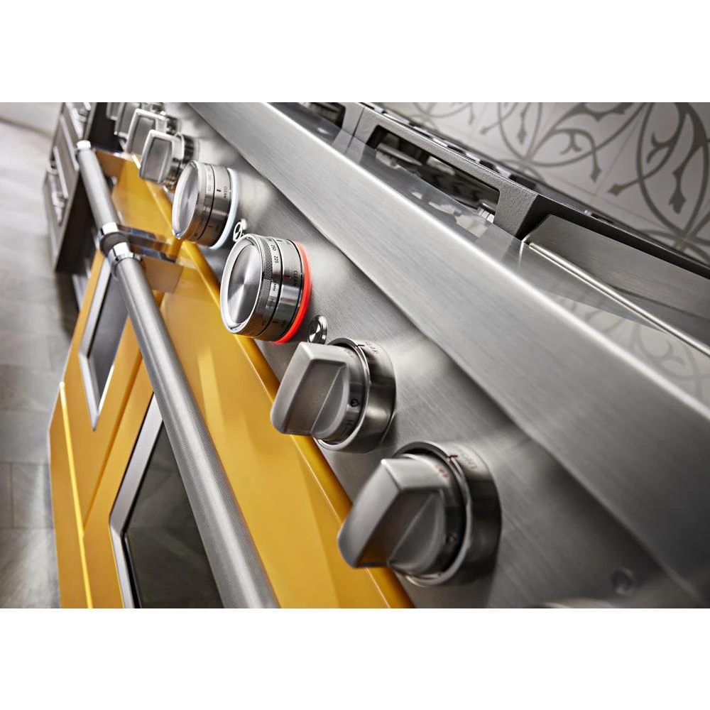 48'' Smart Commercial-Style Dual Fuel Range with Griddle KFDC558JYP