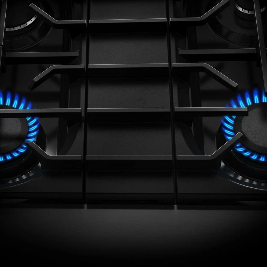 30-Inch 4 Burner Commercial-Style Dual Fuel Range with No Preheat Air Fry Mode KFDS930SAG