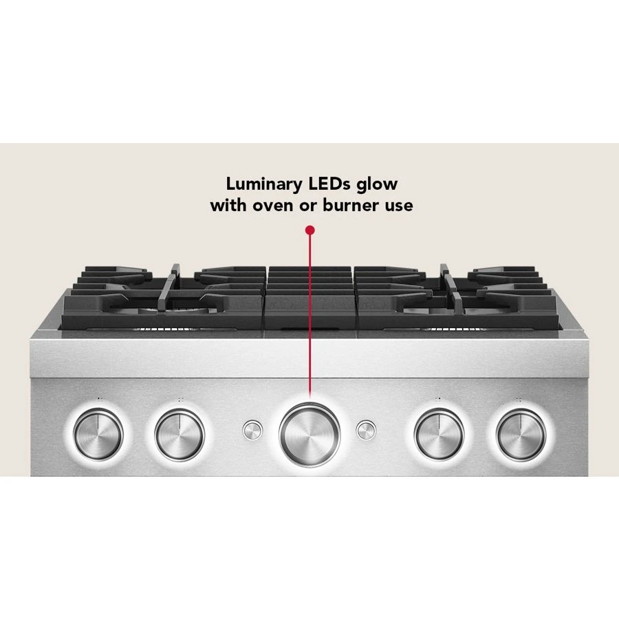 30-Inch 4 Burner Commercial-Style Dual Fuel Range with No Preheat Air Fry Mode KFDS930SDC