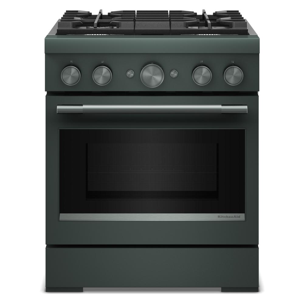 KitchenAid 30-Inch 4 Burner Commercial-Style Dual Fuel Range