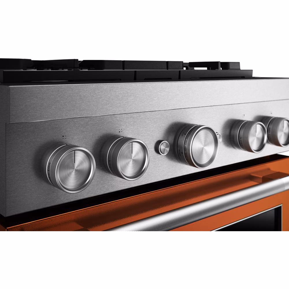 30-Inch 4 Burner Commercial-Style Dual Fuel Range with No Preheat Air Fry Mode KFDS930SSC