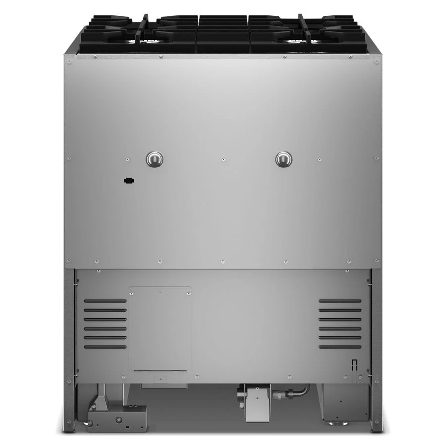 30-Inch 4 Burner Commercial-Style Dual Fuel Range with No Preheat Air Fry Mode KFDS930SSS