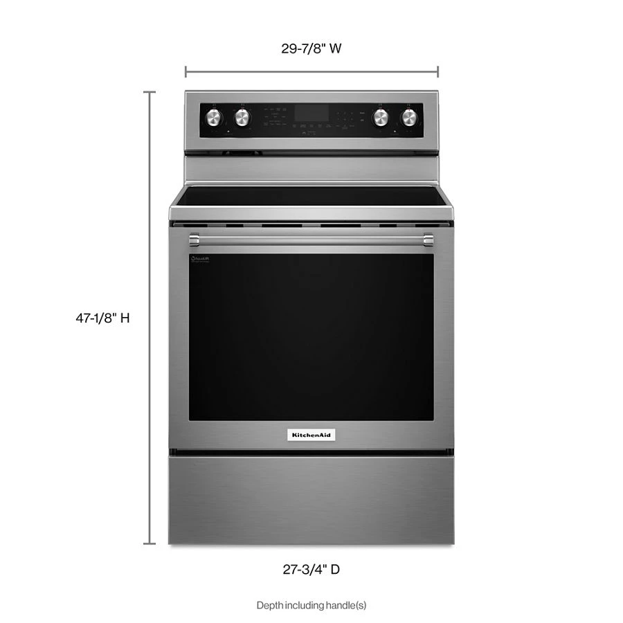 30" 5-Element Electric Convection Range KFEG500ESS