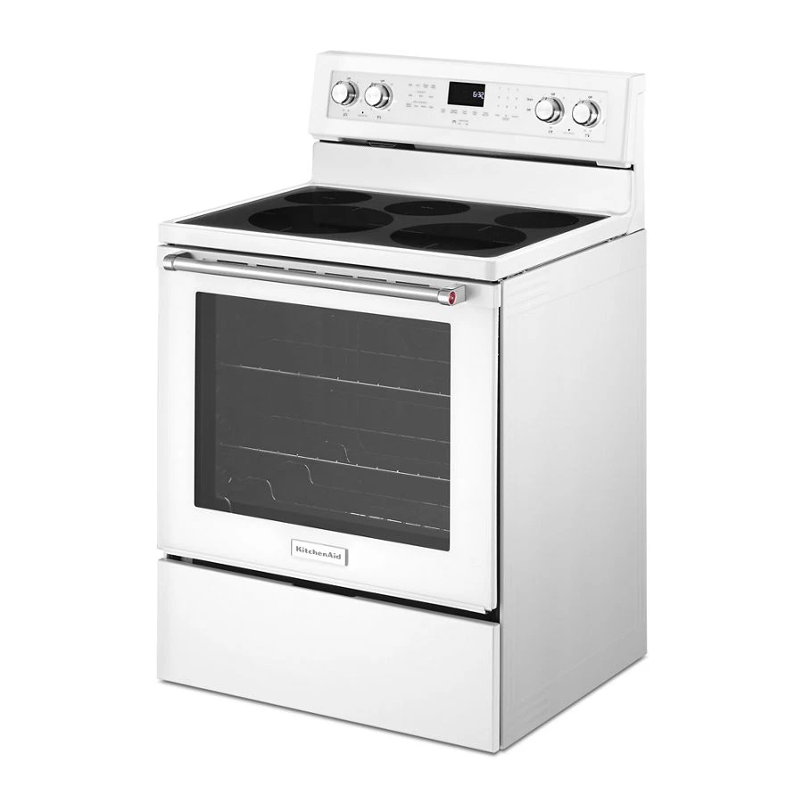 30-inch 5-element Electric Convection Range KFEG500EWH