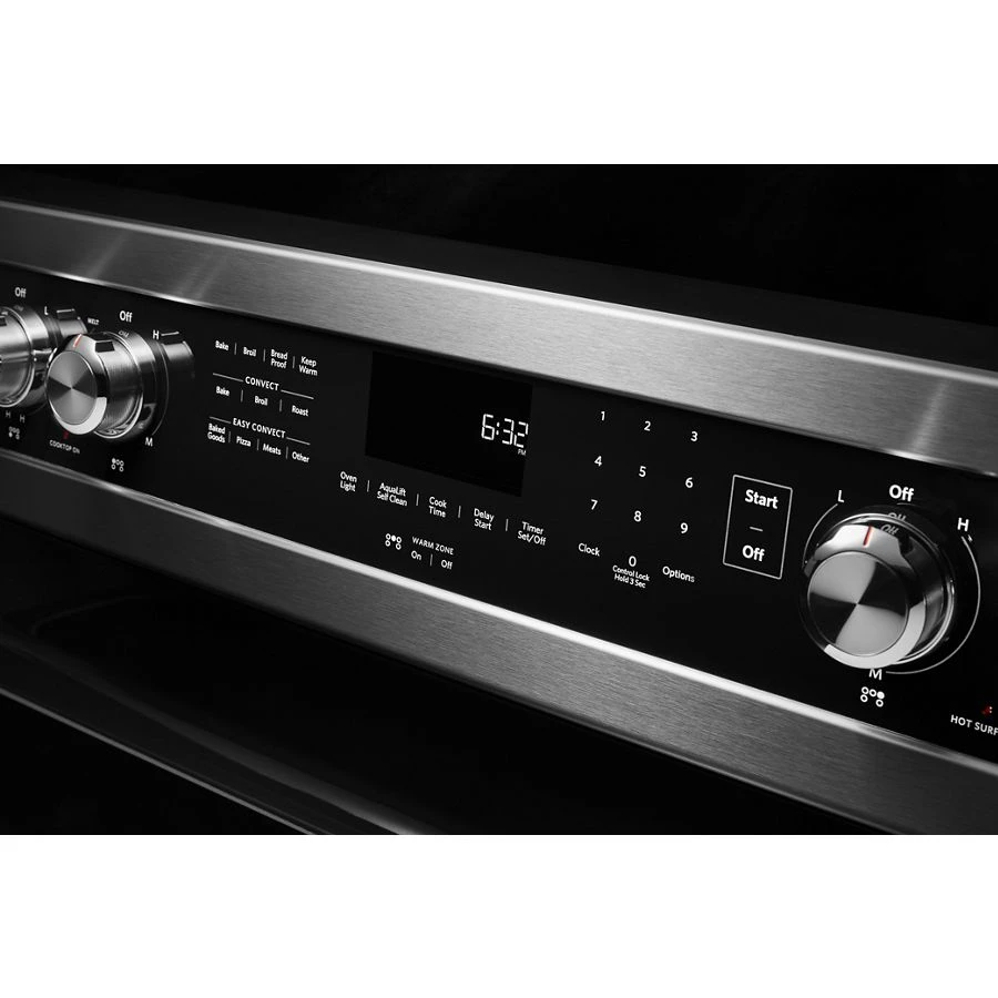 30-inch 5 Element Electric Convection Range With Printshield™ Finish KFEG504KPS