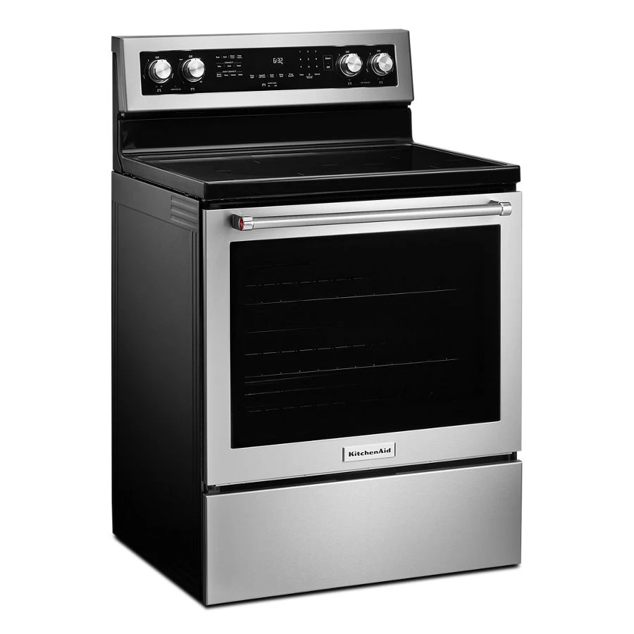 30-inch 5 Element Electric Convection Range With Printshield™ Finish KFEG504KPS