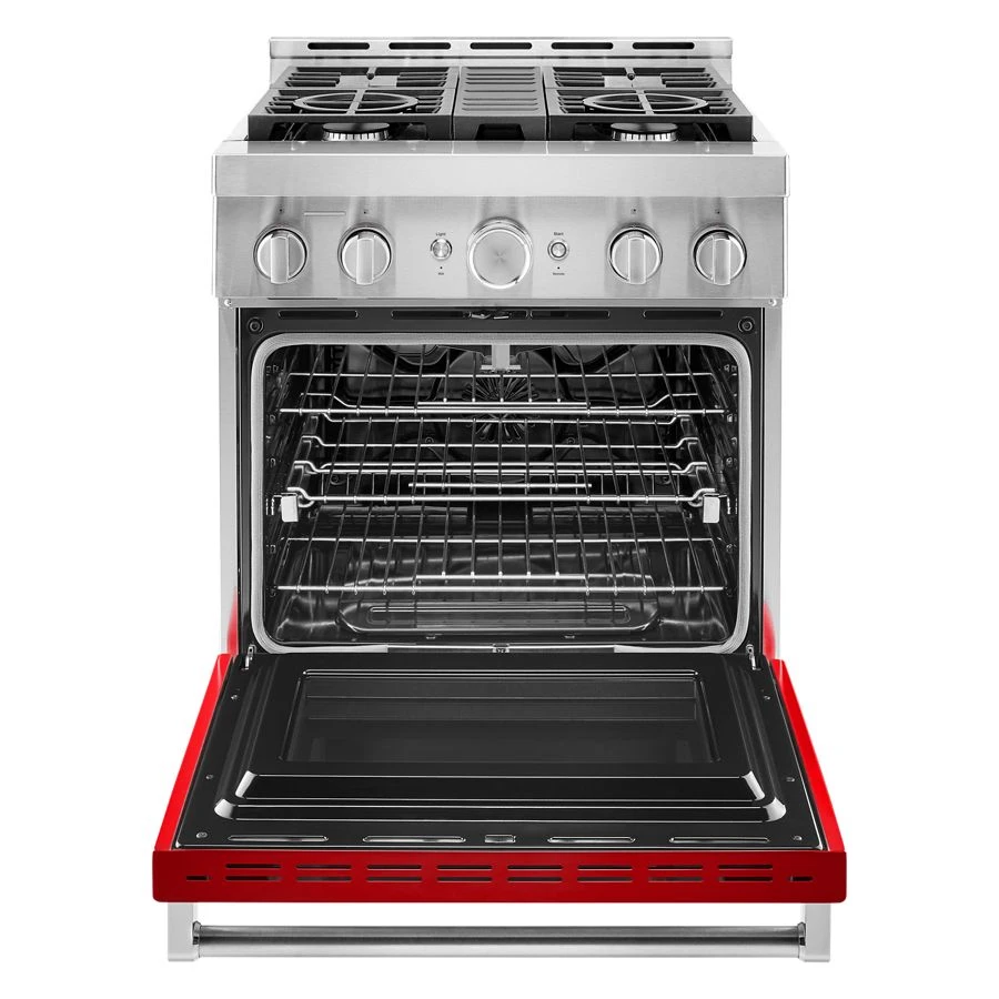 30'' Smart Commercial-Style Gas Range with 4 Burners KFGC500JPA