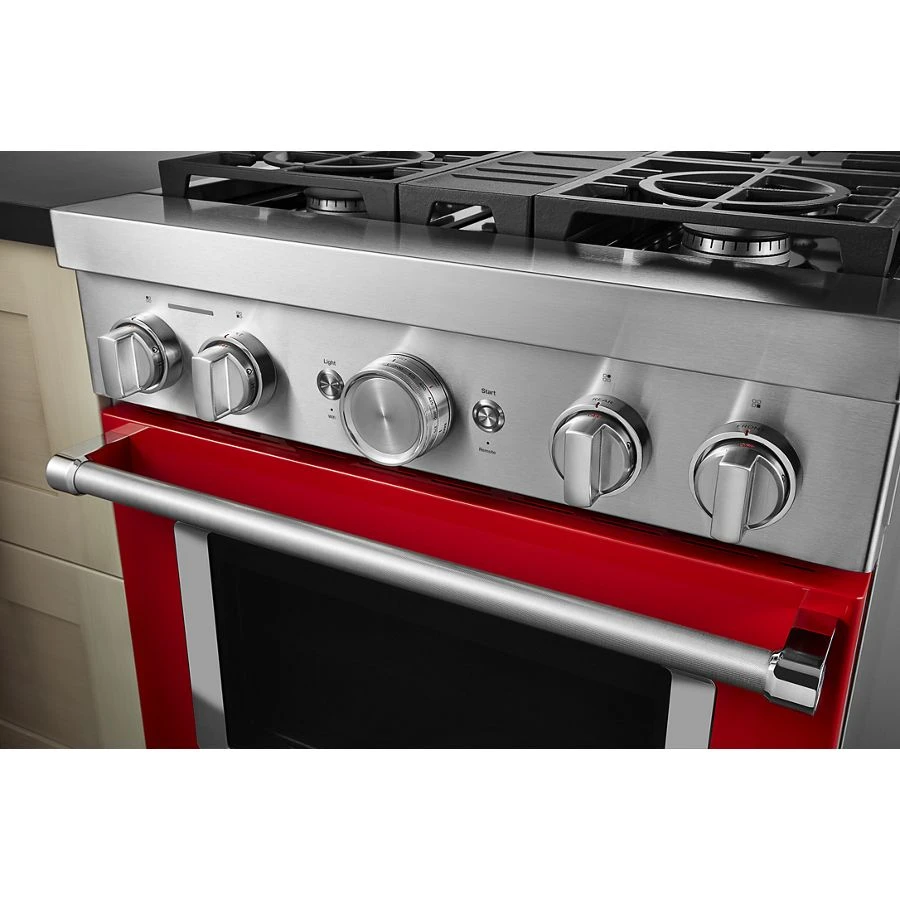 30'' Smart Commercial-Style Gas Range with 4 Burners KFGC500JPA