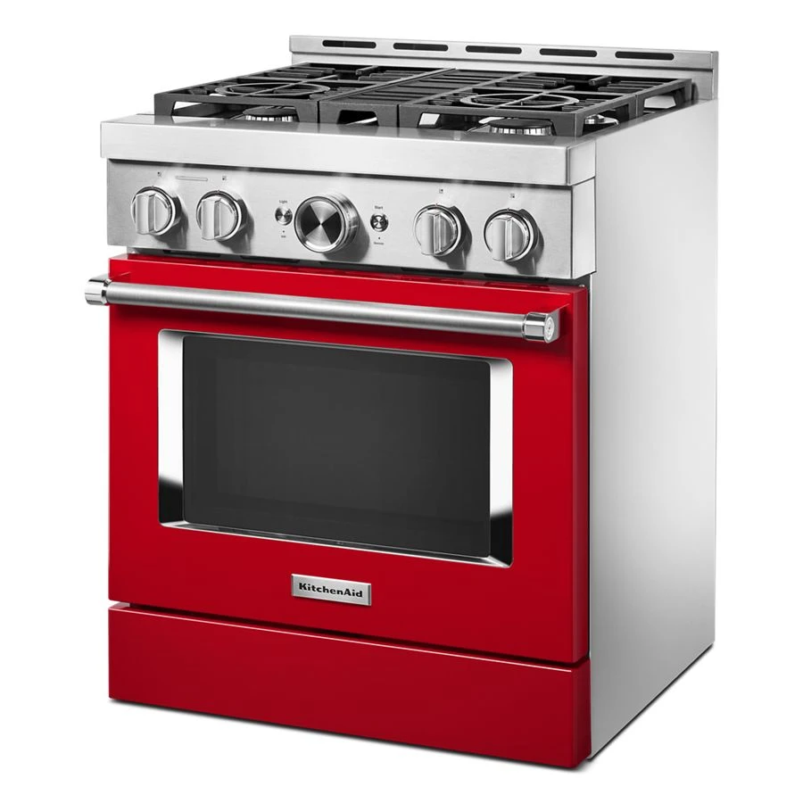 30'' Smart Commercial-Style Gas Range with 4 Burners KFGC500JPA