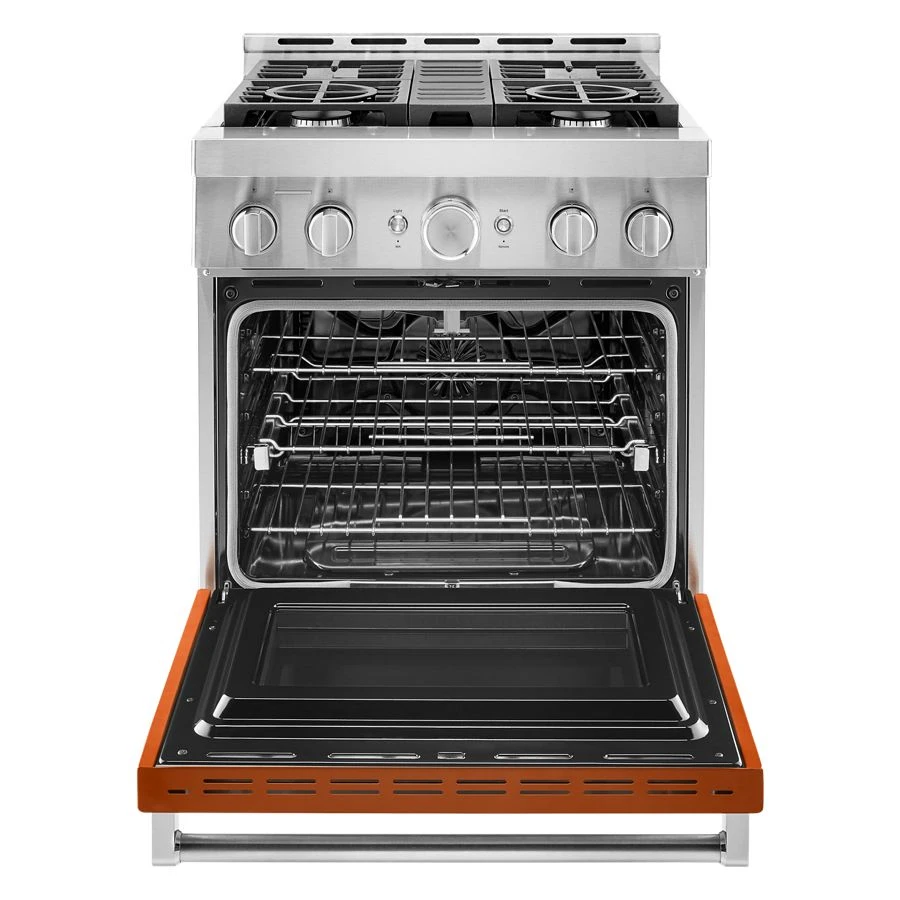 30'' Smart Commercial-Style Gas Range with 4 Burners KFGC500JSC