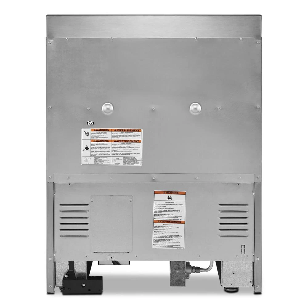 30'' Smart Commercial-Style Gas Range with 4 Burners KFGC500JSS