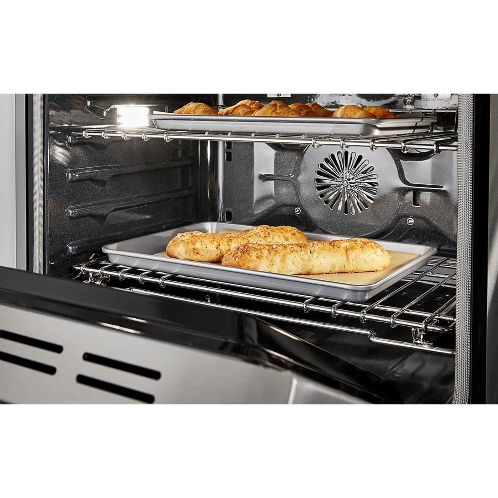 30'' Smart Commercial-Style Gas Range with 4 Burners KFGC500JSS