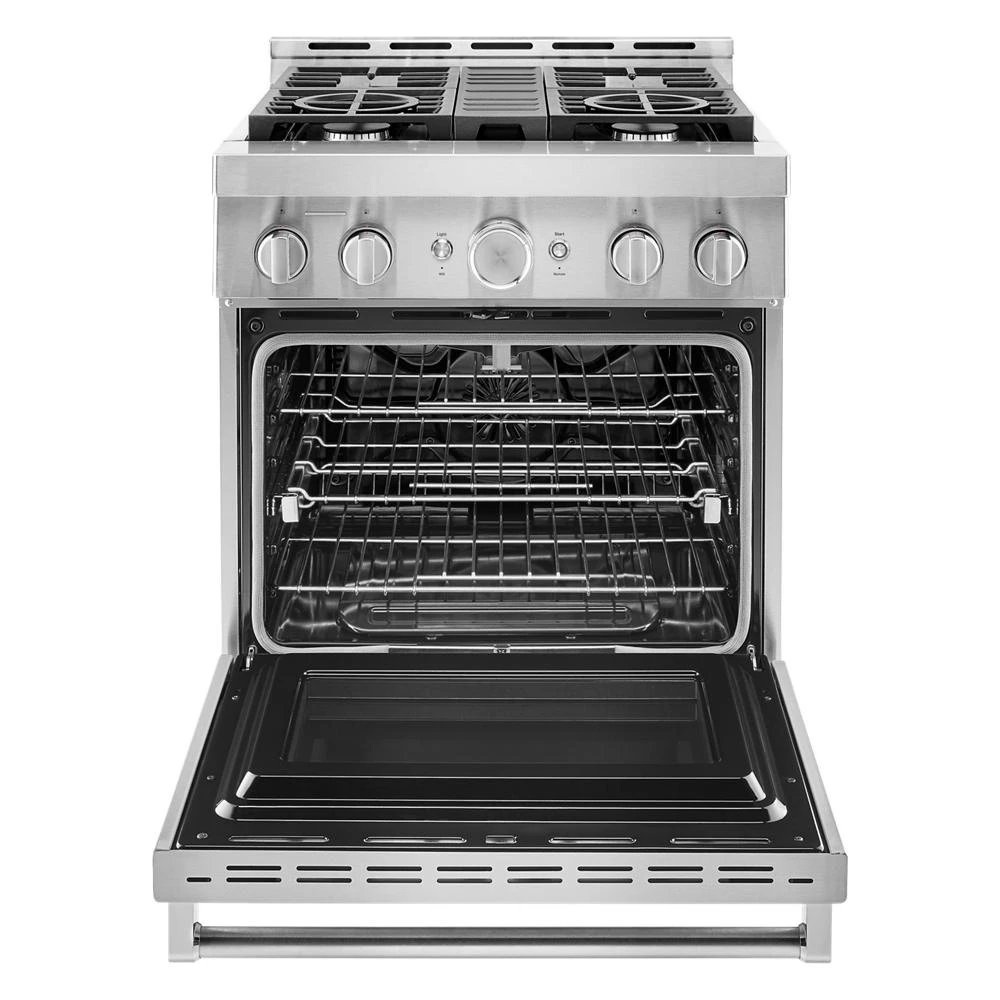 30'' Smart Commercial-Style Gas Range with 4 Burners KFGC500JSS