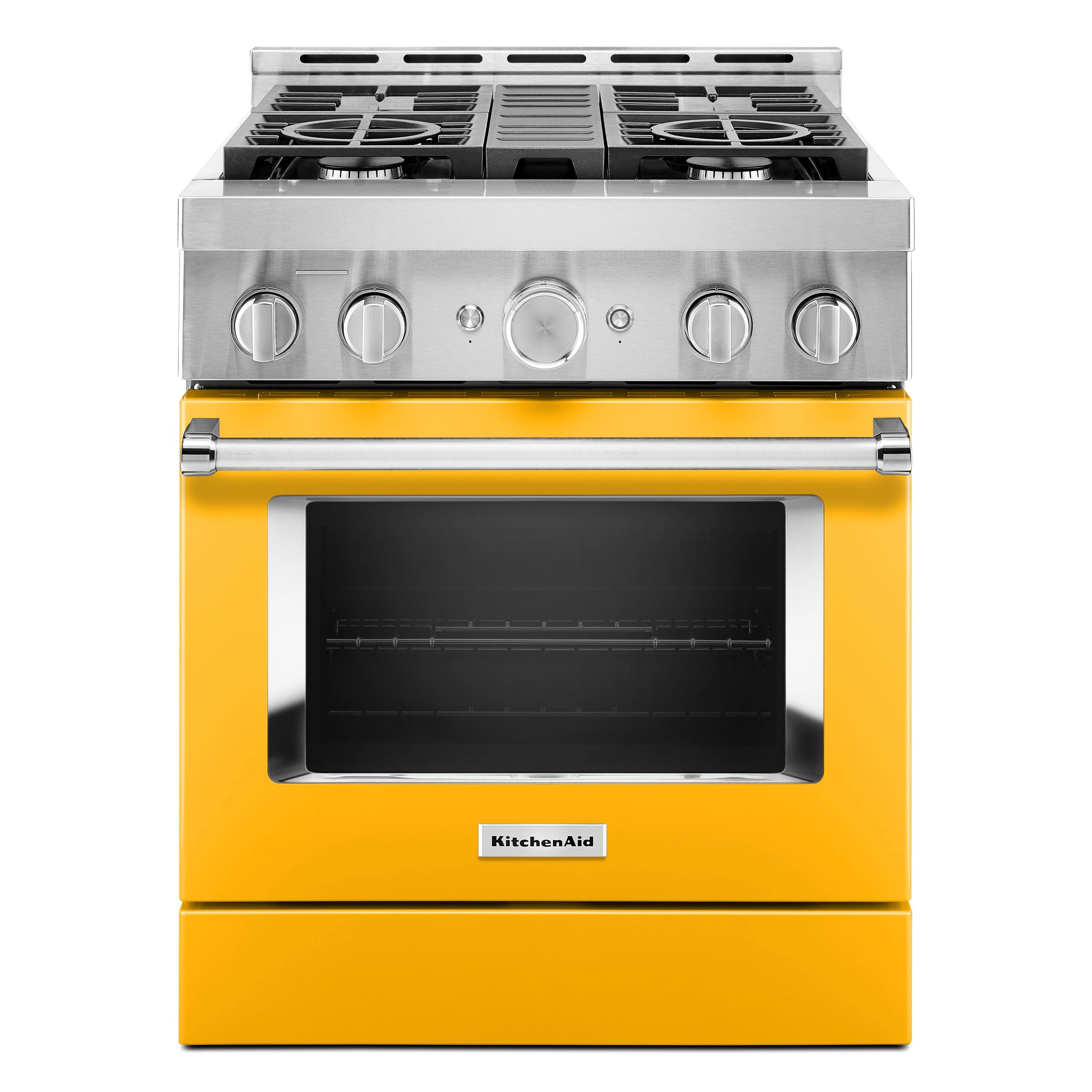 30'' Smart Commercial-Style Gas Range with 4 Burners KFGC500JSS