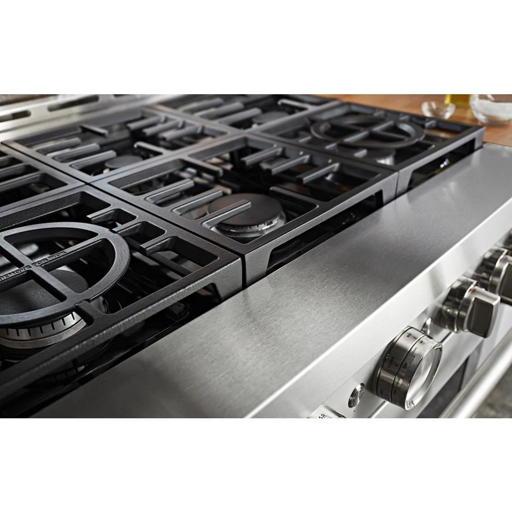 36" Smart Commercial-Style Gas Range with 6 Burners KFGC506JSS