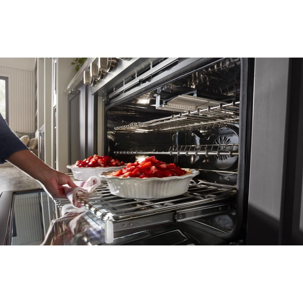 36" Smart Commercial-Style Gas Range with 6 Burners KFGC506JSS