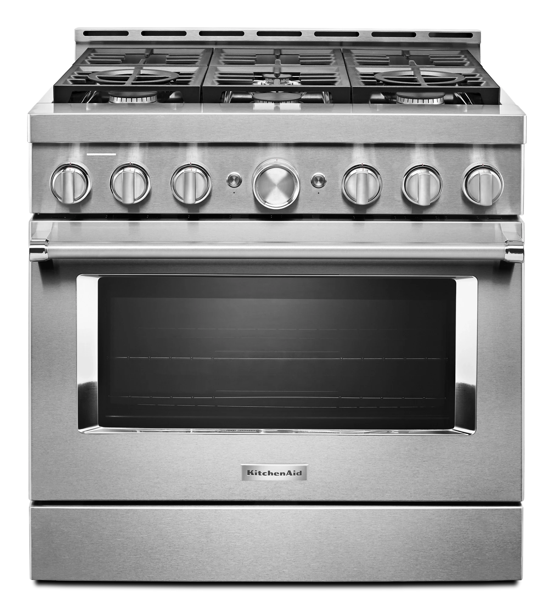36'' Smart Commercial-Style Gas Range with 6 Burners KFGC506JSS