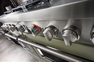 KitchenAid® 48'' Smart Commercial-Style Gas Range with Griddle KFGC558JAV