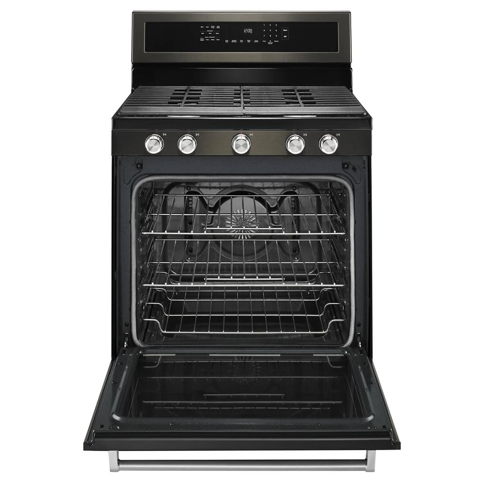 30-Inch 5-Burner Gas Convection Range KFGG500EBS