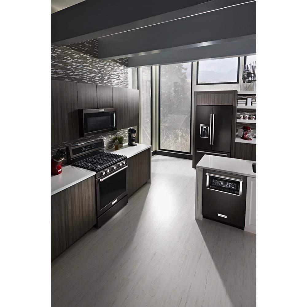 30-Inch 5-Burner Gas Convection Range KFGG500EBS