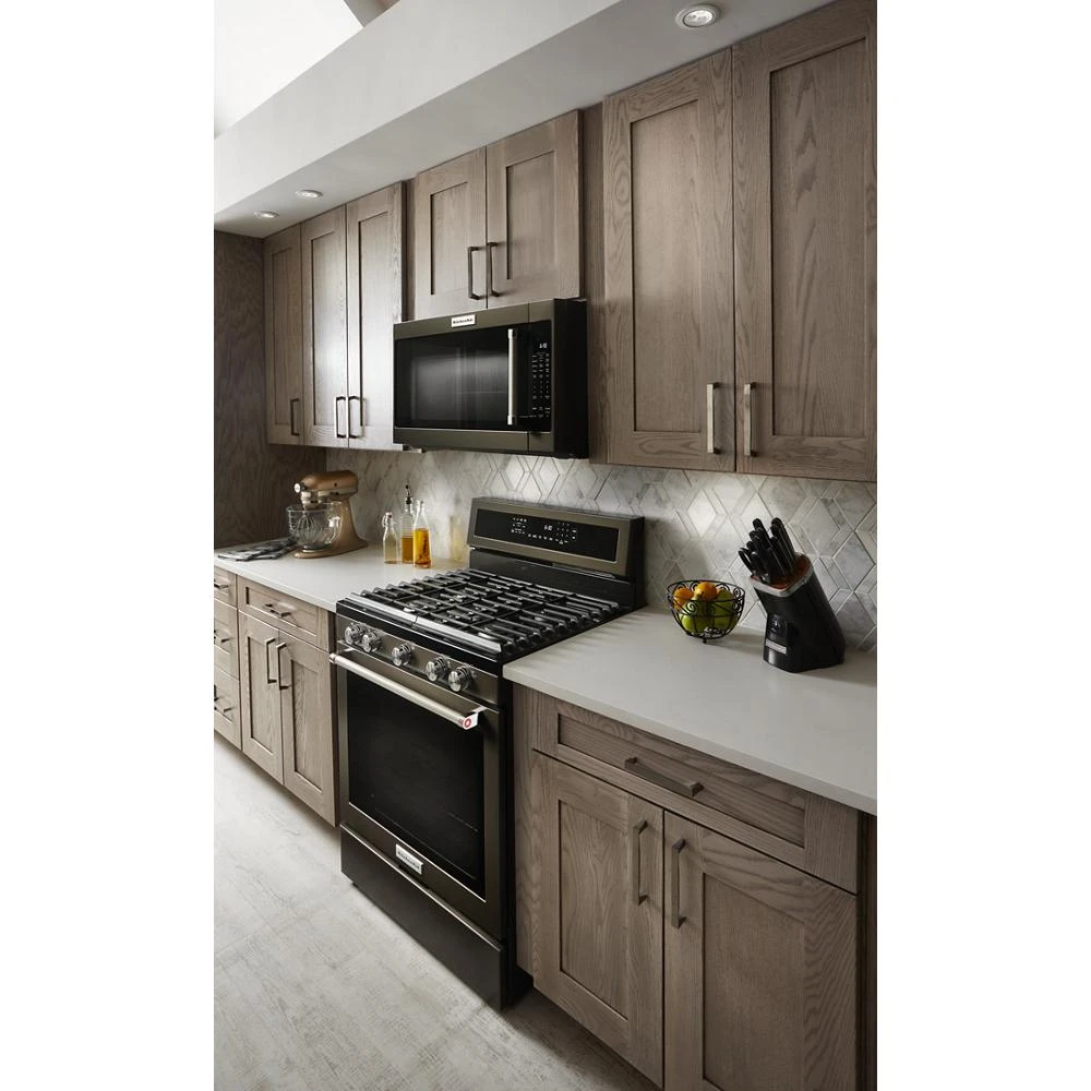 30-Inch 5-Burner Gas Convection Range KFGG500EBS
