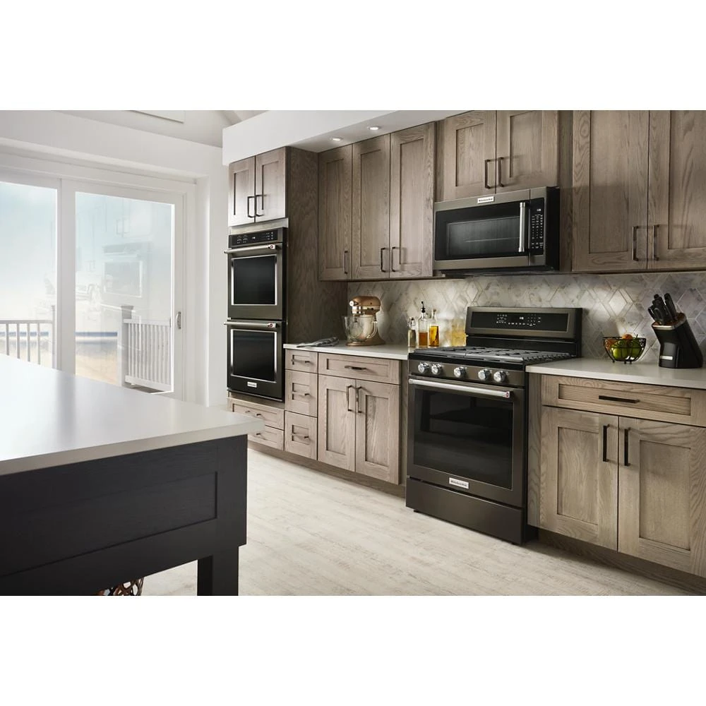 30-Inch 5-Burner Gas Convection Range KFGG500EBS