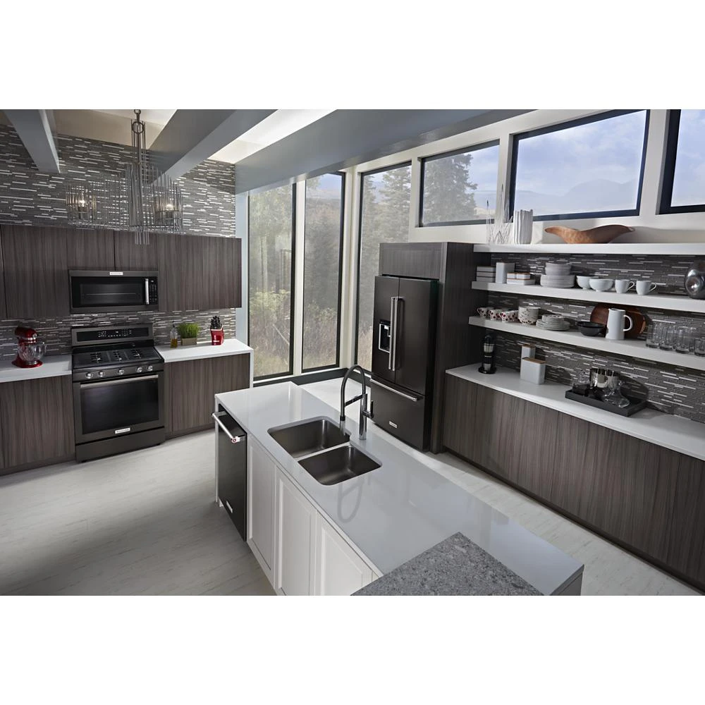 30-Inch 5-Burner Gas Convection Range KFGG500EBS