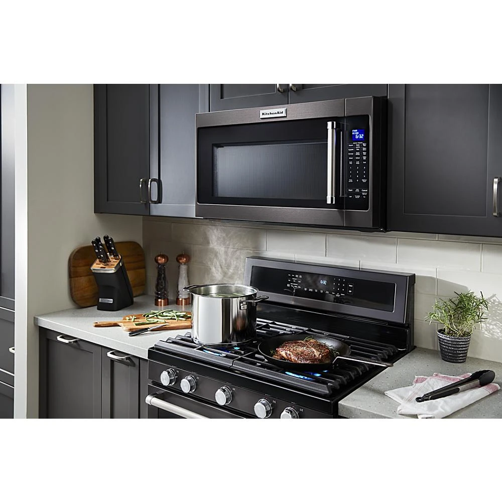 30-Inch 5-Burner Gas Convection Range KFGG500EBS