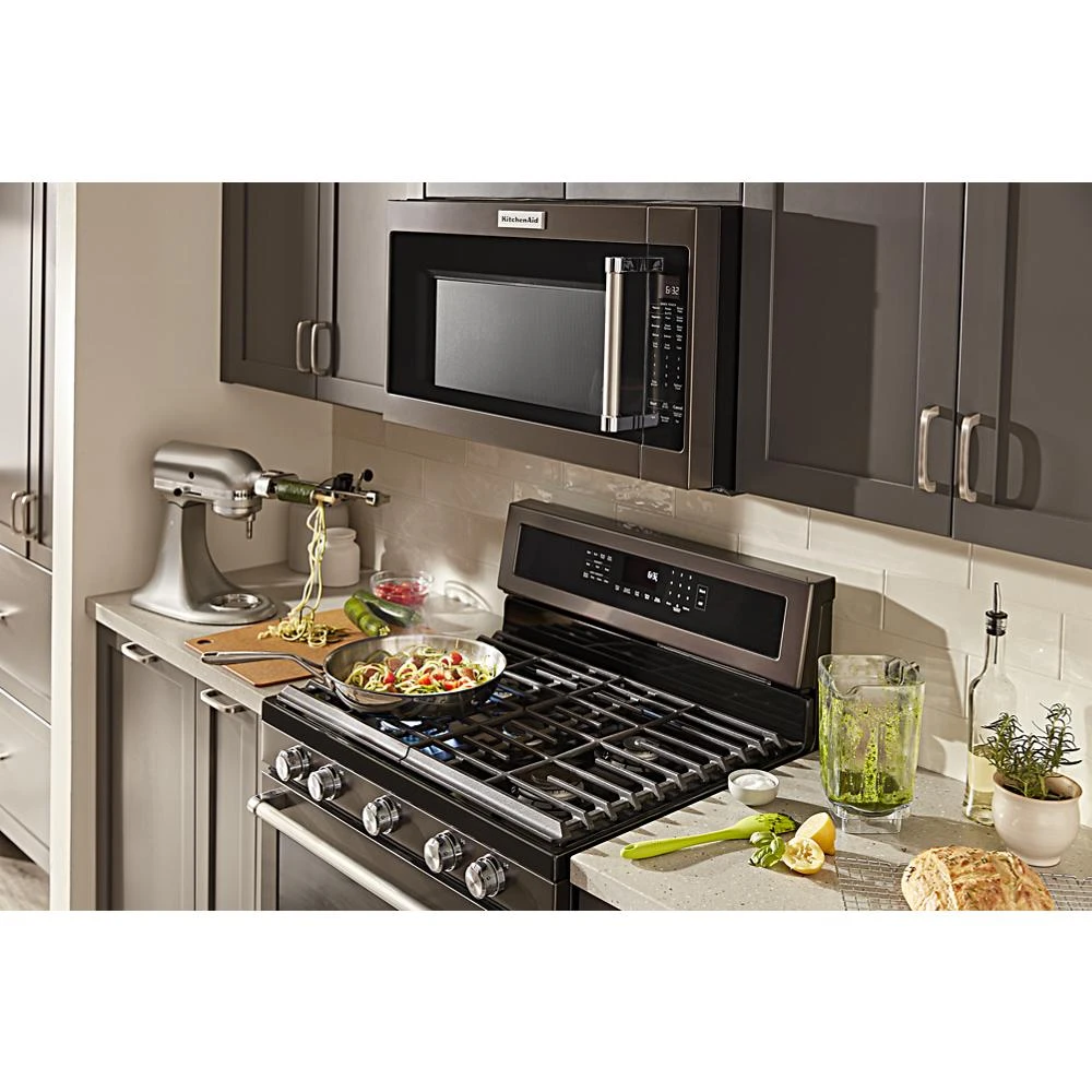 30-Inch 5-Burner Gas Convection Range KFGG500EBS