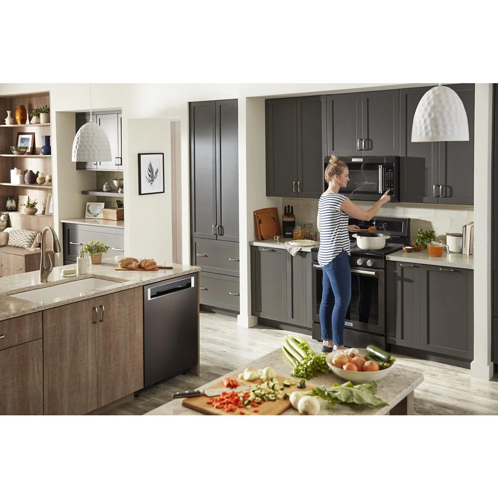 30-Inch 5-Burner Gas Convection Range KFGG500EBS