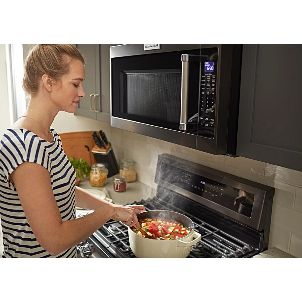 30-Inch 5-Burner Gas Convection Range KFGG500EBS