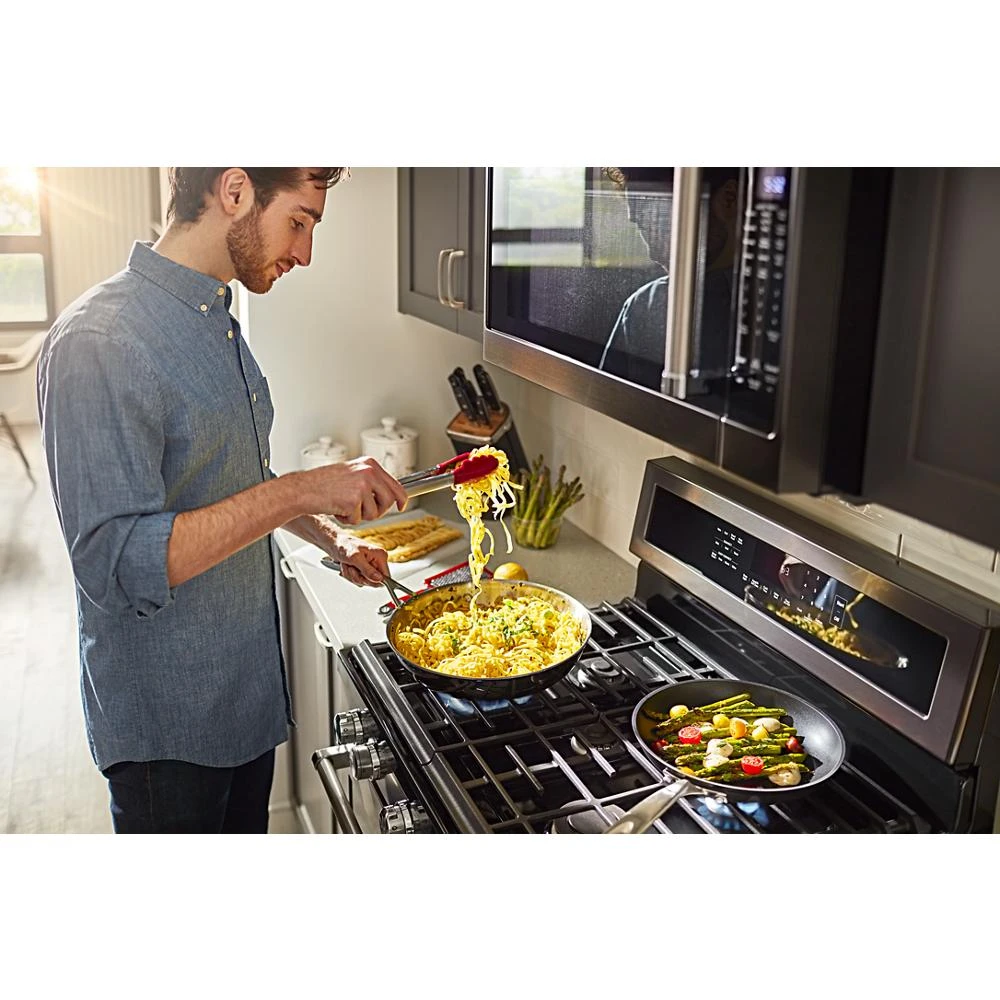 30-Inch 5-Burner Gas Convection Range KFGG500EBS