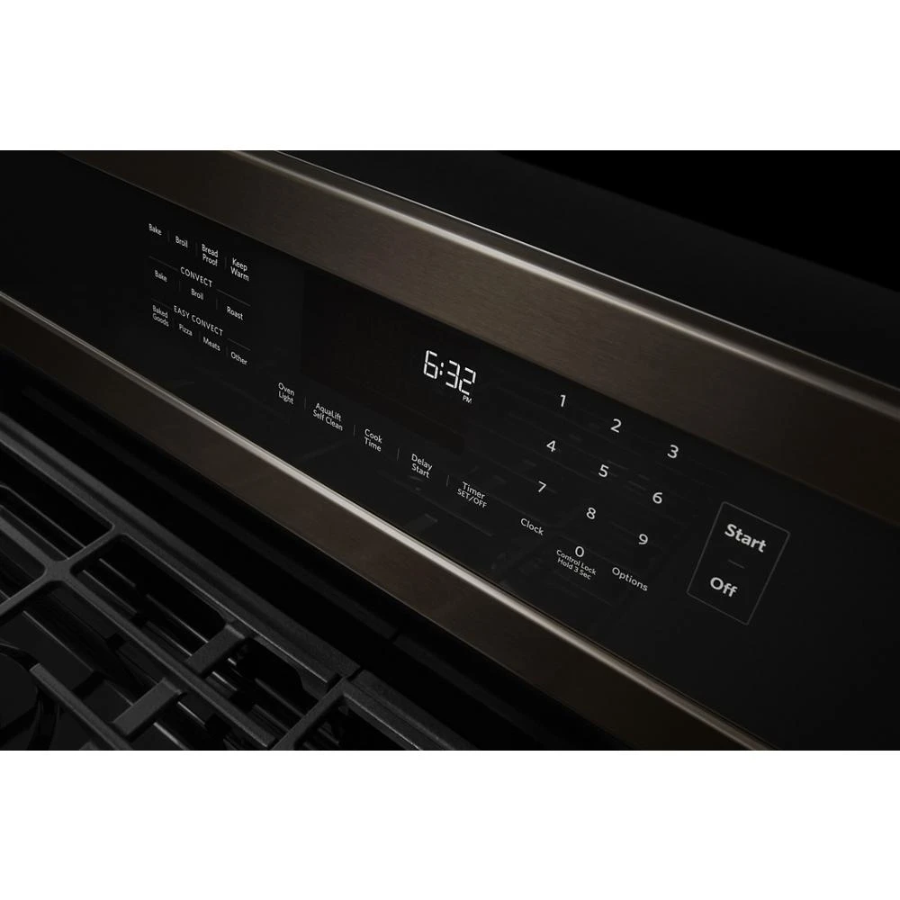 30-Inch 5-Burner Gas Convection Range KFGG500EBS