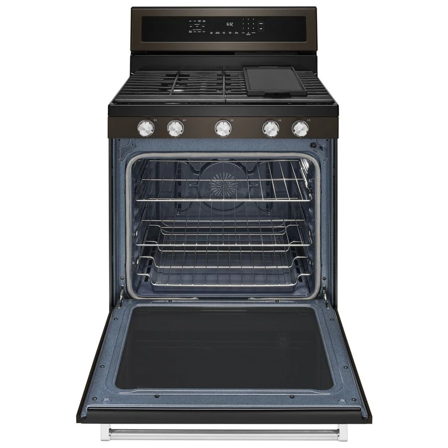 30-Inch 5-Burner Gas Convection Range KFGG500EBS