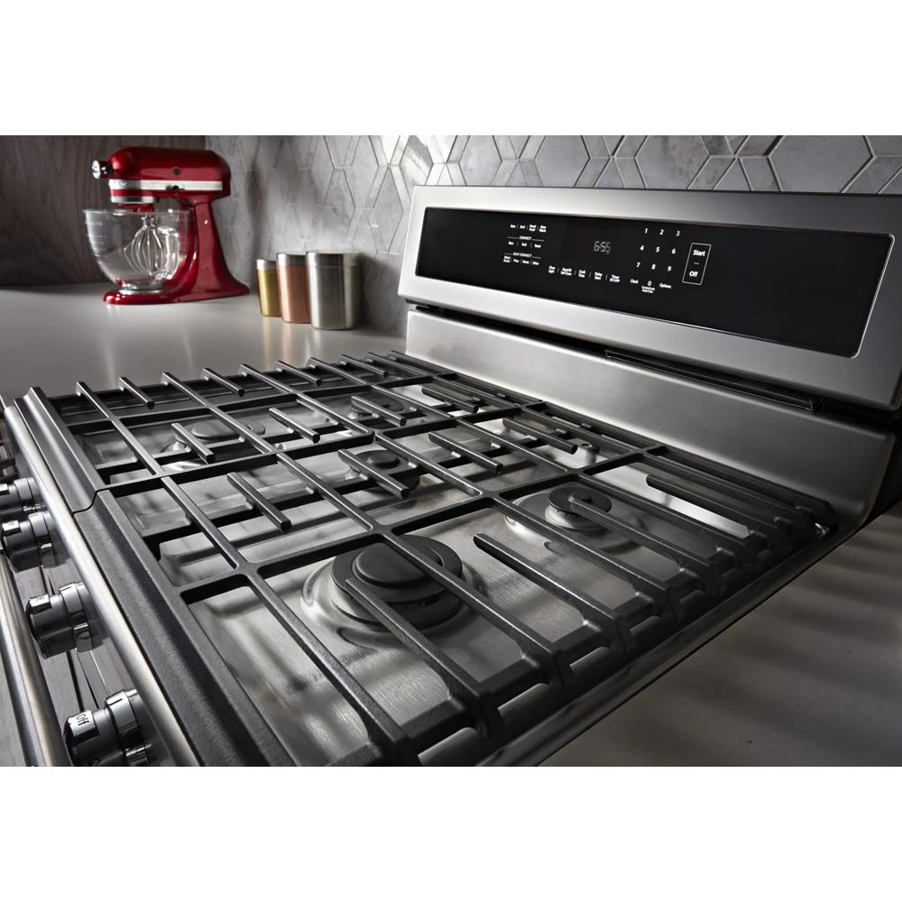 30" 5-Burner Gas Convection Range KFGG500ESS