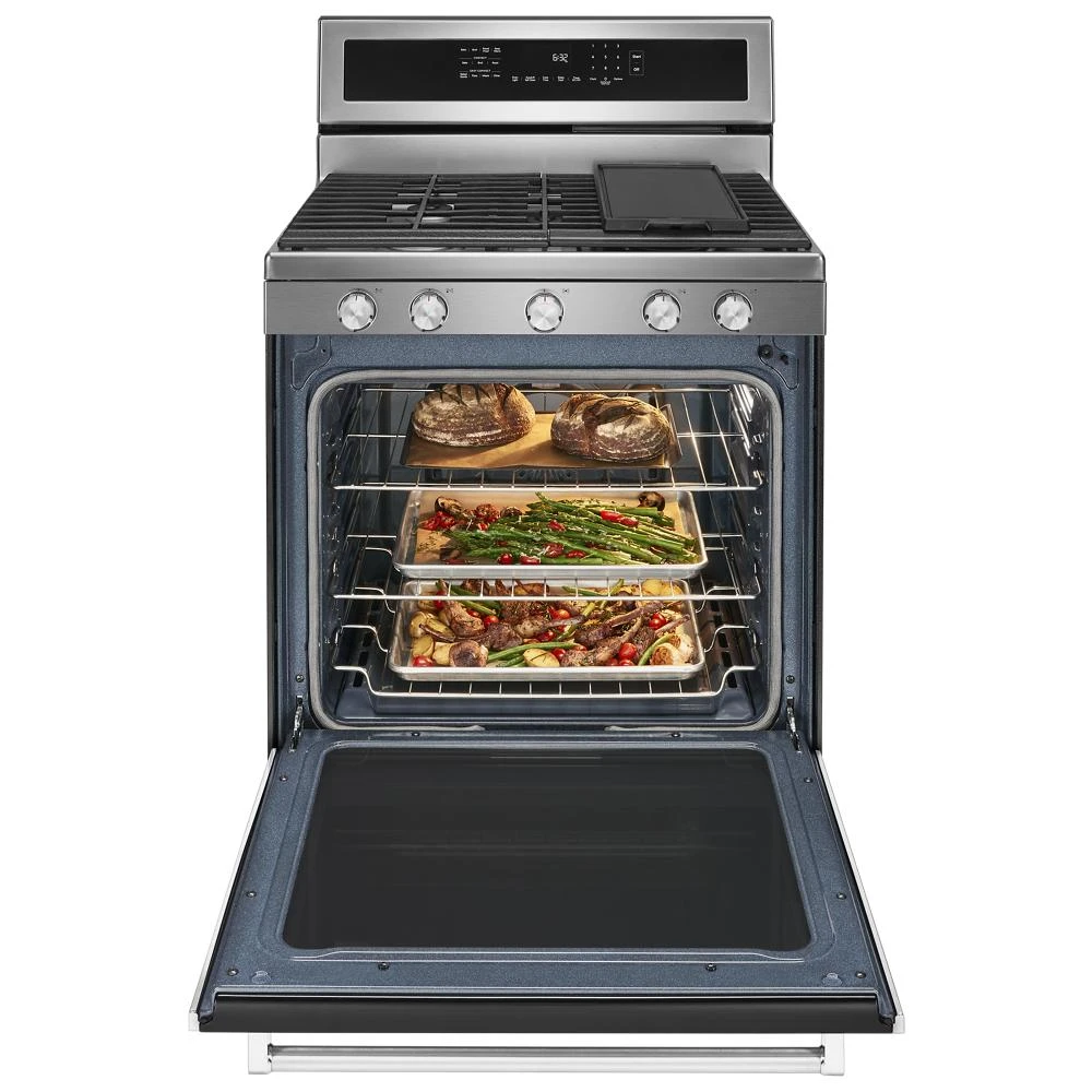 30" 5-Burner Gas Convection Range KFGG500ESS