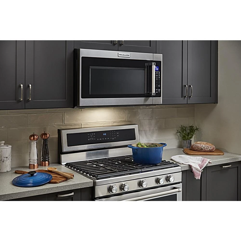 30-Inch 5-Burner Gas Convection Range KFGG500ESS