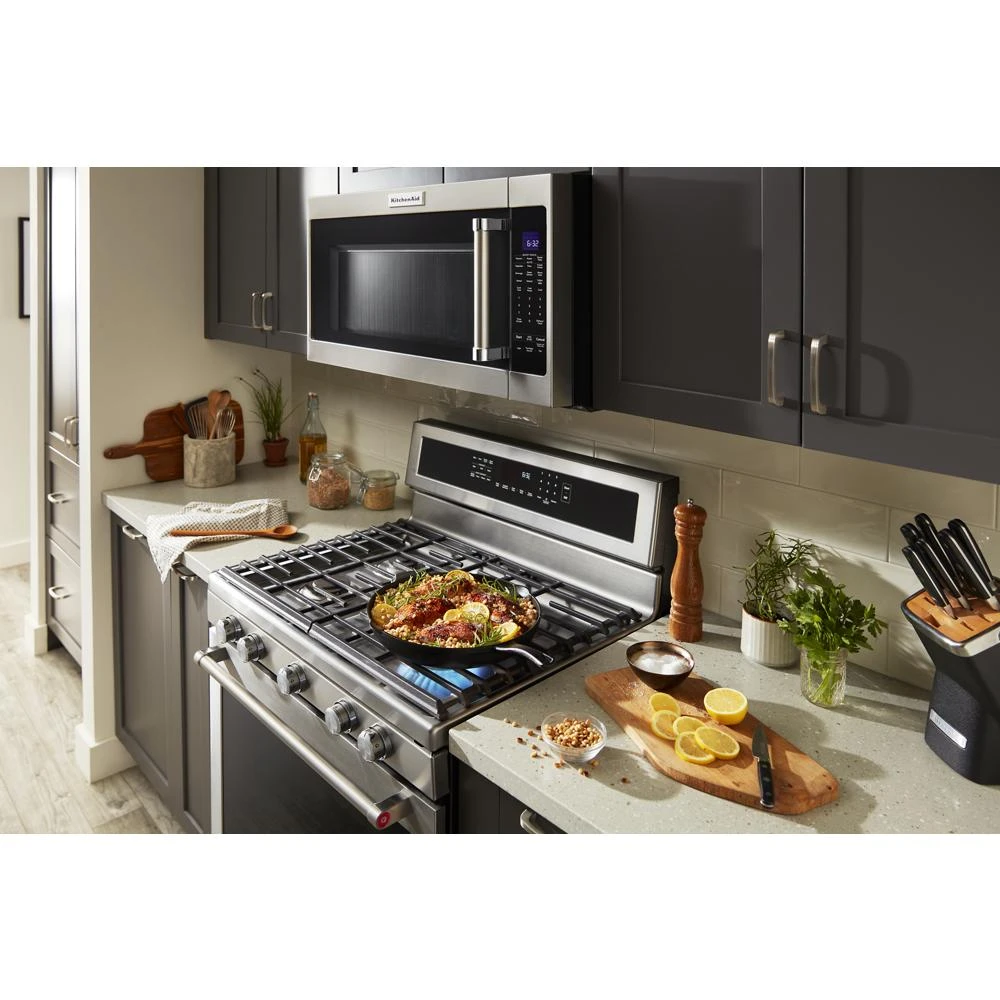 30-Inch 5-Burner Gas Convection Range KFGG500ESS