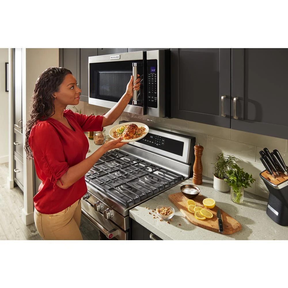 30-Inch 5-Burner Gas Convection Range KFGG500ESS