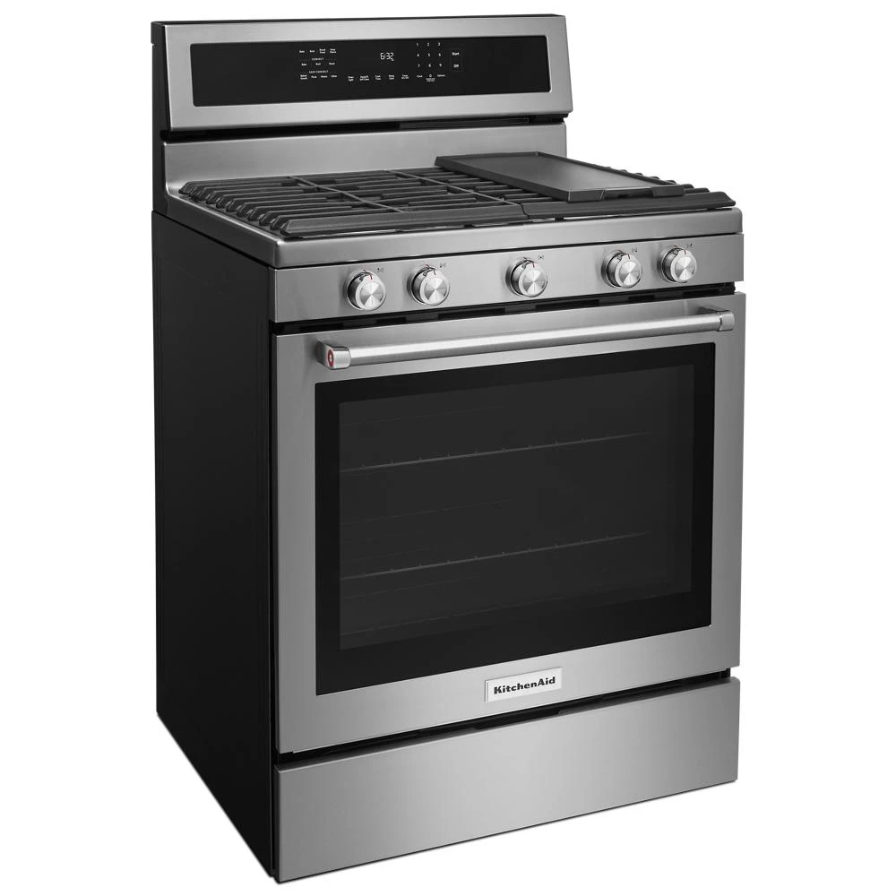 30-Inch 5-Burner Gas Convection Range KFGG500ESS