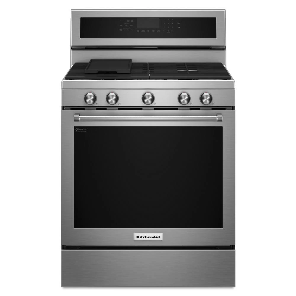 30-Inch 5-Burner Gas Convection Range KFGG500ESS