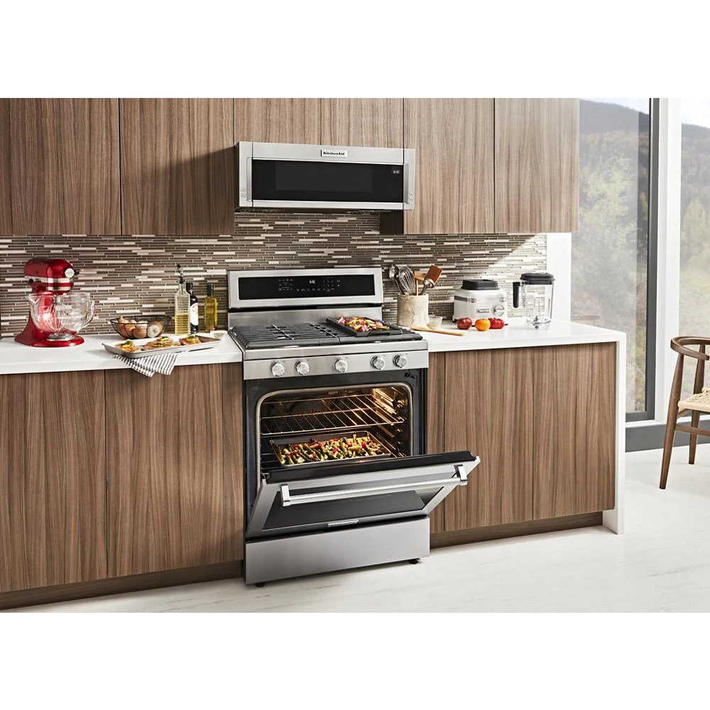 30-Inch 5-Burner Gas Convection Range KFGG500ESS