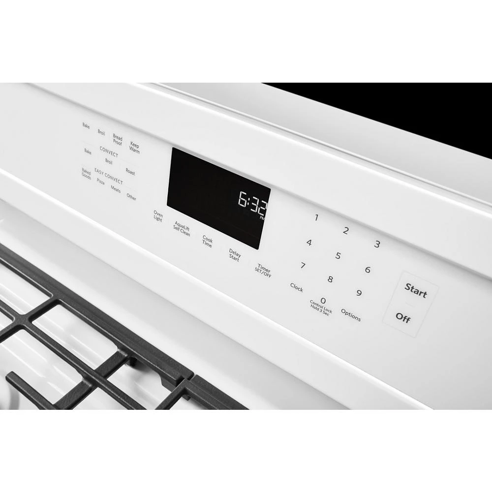 30-Inch 5-Burner Gas Convection Range KFGG500EWH