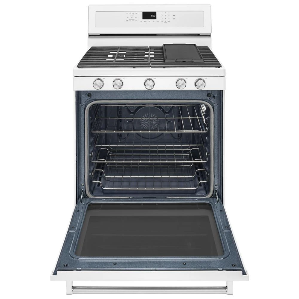 30-Inch 5-Burner Gas Convection Range KFGG500EWH