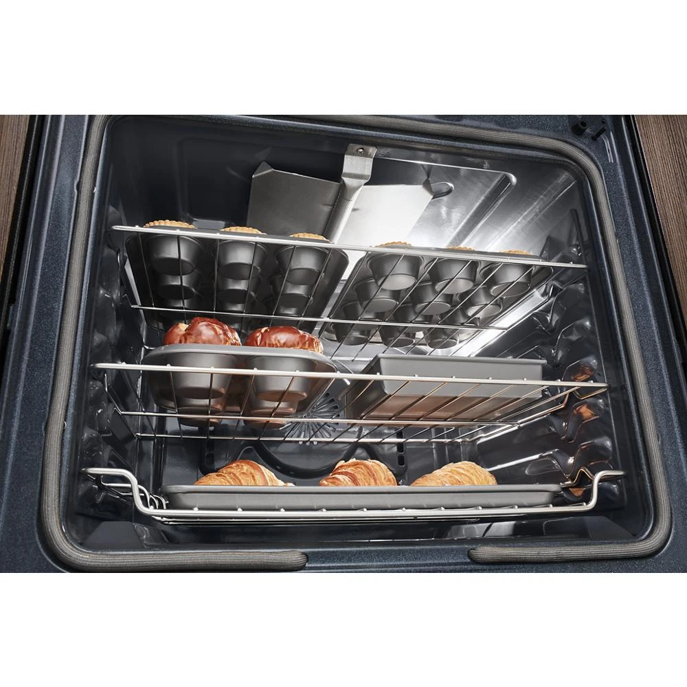 30-Inch 5-Burner Gas Convection Range KFGG500EWH