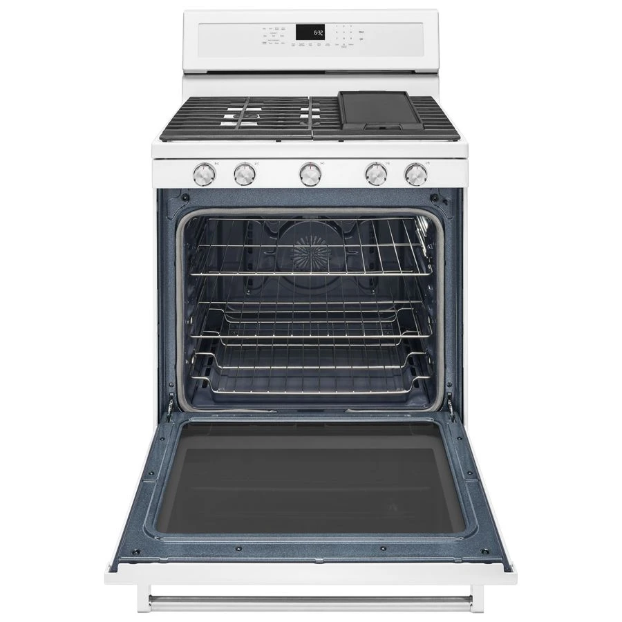 30" 5-Burner Gas Convection Range KFGG500EWH