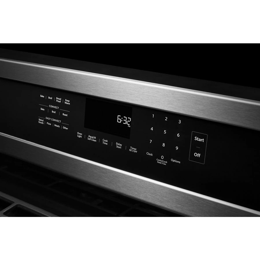 30-Inch 5-Burner Gas Convection Range with PrintShield Finish KFGG504KPS
