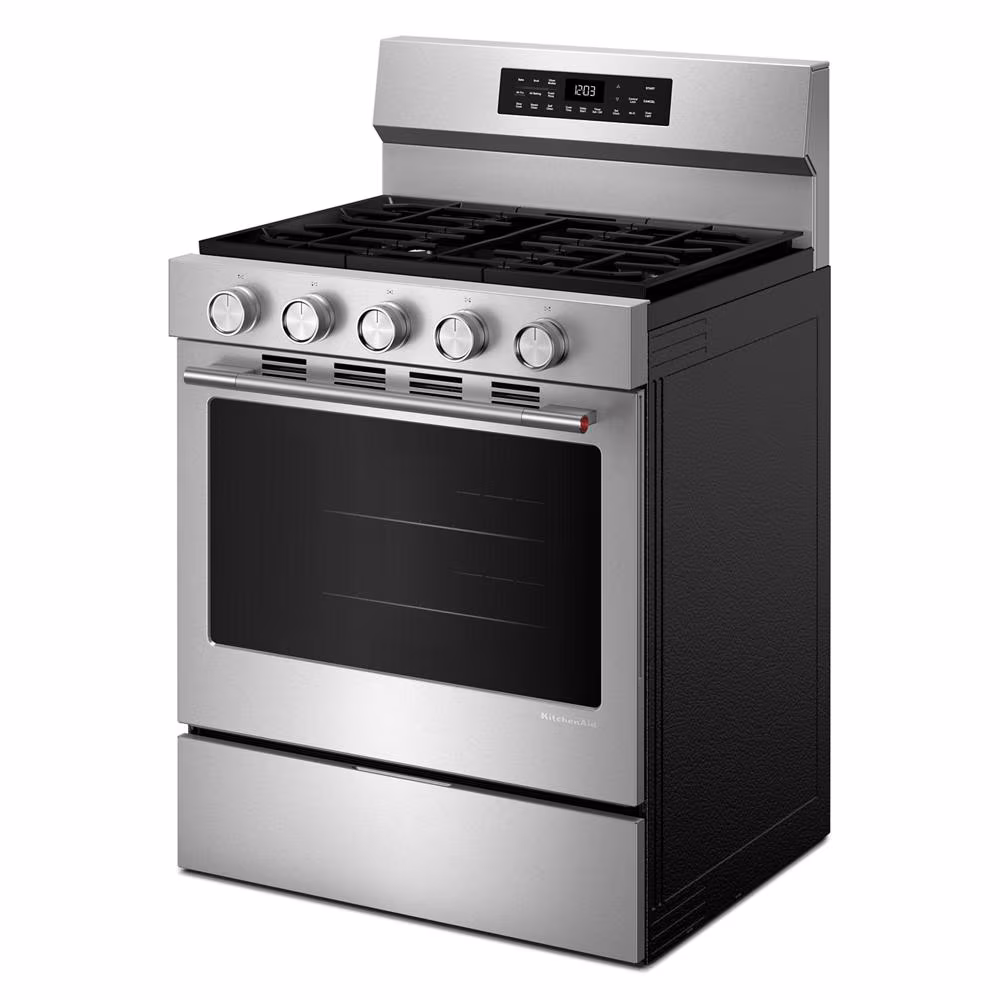 5.0 Cu. Ft. Smart Freestanding Gas Range with Convection Cooking Modes KFGS330TPS